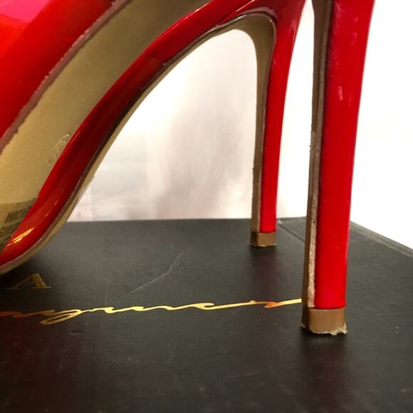 Olivia Jaymes Women's High Heel Stiletto Shoes Open Toe - Picture 7 of 9